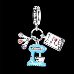 New S925 Kitchen Aid Cooking Pandora Style Charm